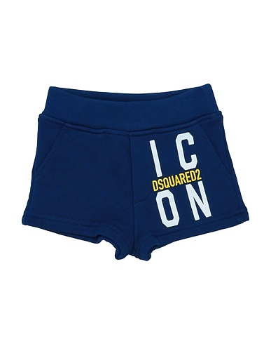 DSQUARED2 Shorts & Bermuda Blue 100% Cotton, Elastane
