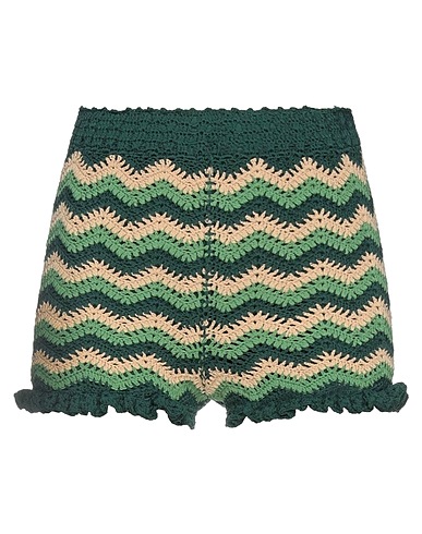 SANDRO Shorts & Bermuda Green 62% Viscose, 38% Polyamide
