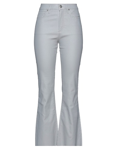 FEDERICA TOSI Casual trouser Light grey 68% Viscose, 20% Polyamide, 10% Polyester, 2% Elastane