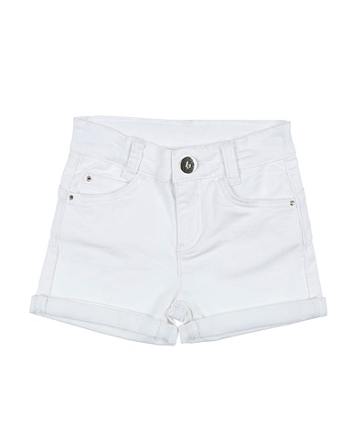 LIU •JO Denim trousers White 97% Cotton, 3% Elastane