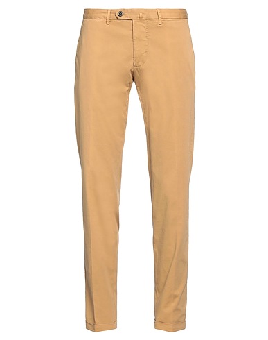 SANTANIELLO Pantalone Cammello 97% Cotone, 3% Elastan