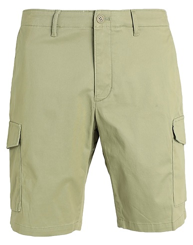 TOMMY HILFIGER Shorts & Bermudas Salbeigrün 97% Baumwolle, 3% Elastan