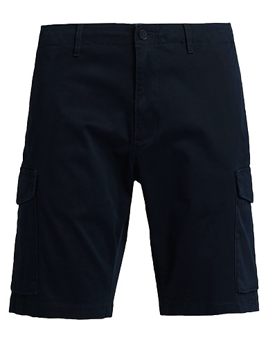 TOMMY HILFIGER Shorts & Bermuda Midnight blue 97% Cotton, 3% Elastane