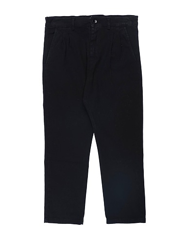 PAOLO PECORA Pantalone Nero 97% Cotone, 3% Elastan