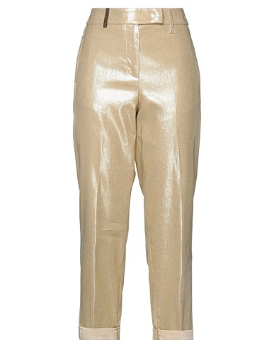 PESERICO Pantalone Oro 52% Cotone, 46% Lino, 2% Elastan