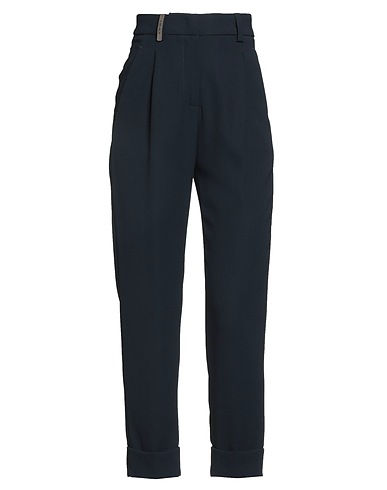 PESERICO Casual trouser Navy blue 100% Polyester
