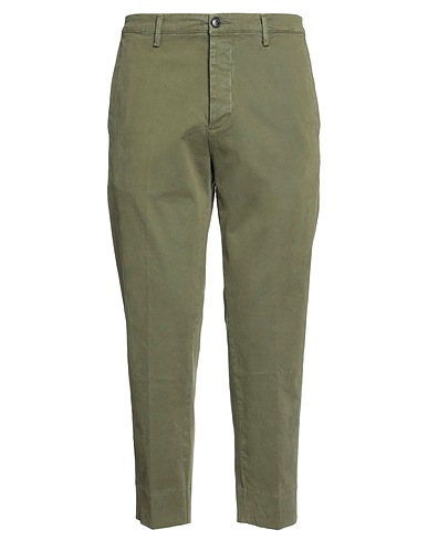 HAIKURE Casual trouser Sage green 98% Cotton, 2% Elastane