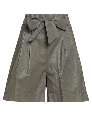 D.EXTERIOR Shorts & Bermuda Dark green 86% Cotton, 8% Polyester, 6% Polyamide