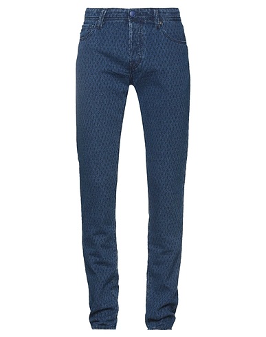TRAMAROSSA Denim trousers Blue 72% Cotton, 26% Polyester, 2% Elastane