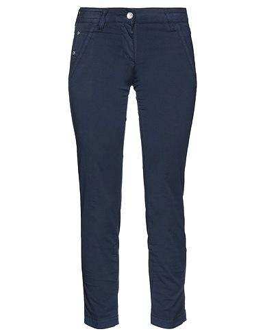 JACOB COHЁN Casual trouser Midnight blue 77% Cotton, 20% Linen, 3% Elastane