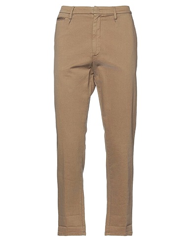 DONDUP Casual trouser Khaki 97% Cotton, 3% Elastane