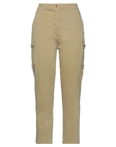 REBEL QUEEN by LIU •JO Casual trouser Sage green 97% Cotton, 3% Elastane