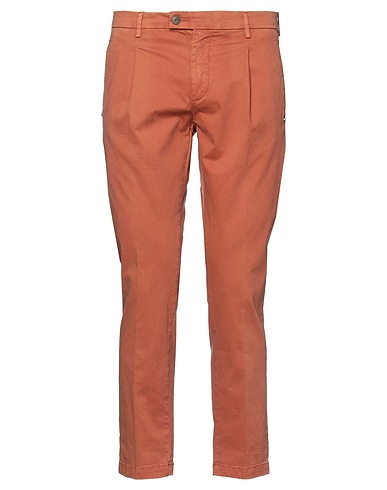 GABARDINE Casual trouser Tan 97% Cotton, 3% Elastane