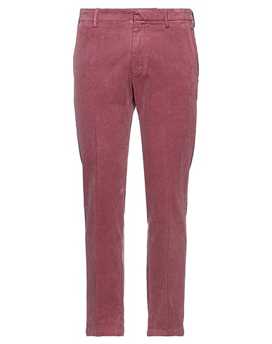 GABARDINE Casual pants Mauve 98% Cotton, 2% Elastane