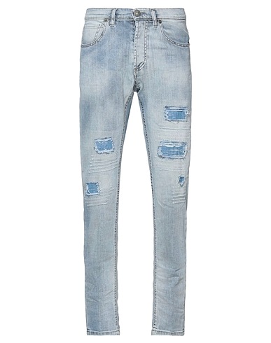PMDS PREMIUM MOOD DENIM SUPERIOR Denim trousers Blue 98% Cotton, 2% Elastane