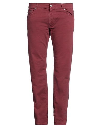HARMONT & BLAINE Casual trouser Brick red 98% Cotton, 2% Elastane
