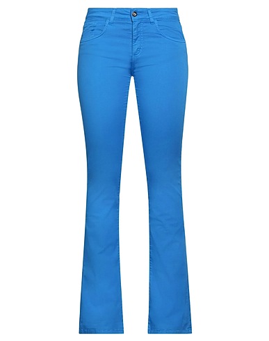 FRACOMINA Pantalone Azzurro 97% Cotone, 3% Elastan