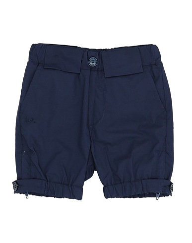 DANIELE ALESSANDRINI Shorts & Bermuda Midnight blue 100% Cotton