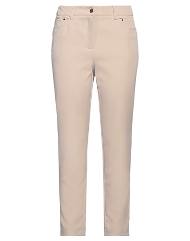 ATOS LOMBARDINI Casual pants Beige 89% Polyester, 11% Rubber