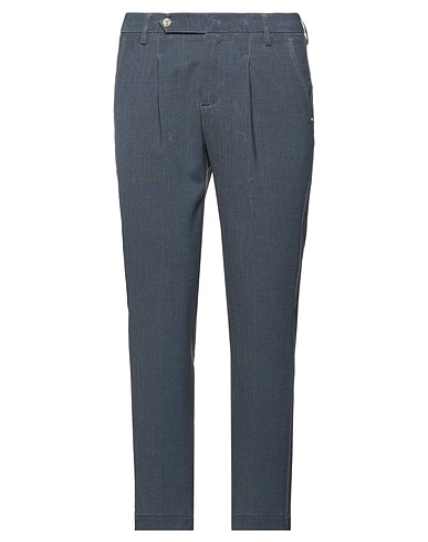 ENTRE AMIS Casual trouser Slate blue 100% Wool