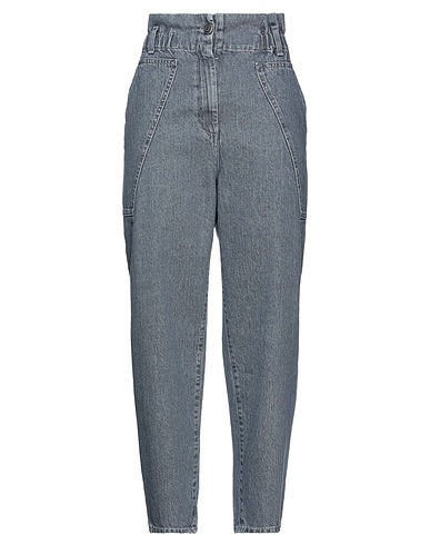 VICOLO Denim trousers Grey 100% Cotton