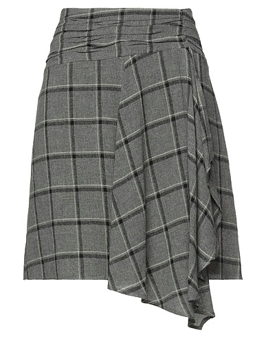SEVENTY VENEZIA Mini skirt Grey 70% Viscose, 30% Wool