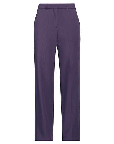 JJXX by JACK & JONES Casual trouser Dark purple 79% Recycled polyester, 15% Viscose, 6% Elastane