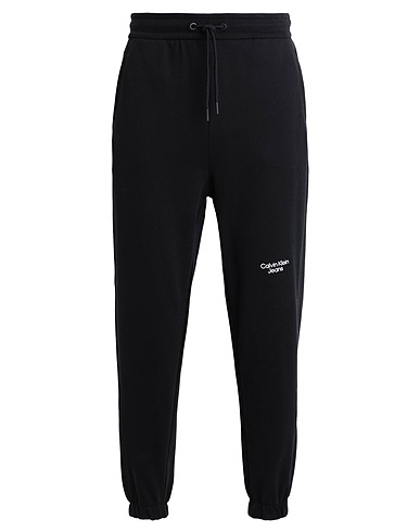 CALVIN KLEIN JEANS Hosen STACKED LOGO HWK PANTS
 Schwarz 100% Baumwolle