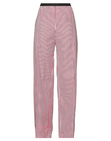PLAN C Casual trouser Red 100% Cotton