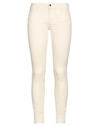 REBEL QUEEN by LIU •JO Denim pants White 92% Cotton, 6% Elastomultiester, 2% Elastane
