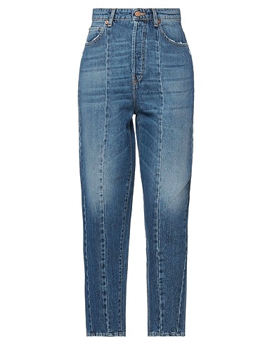 VICOLO Denim trousers Blue 100% Organic cotton