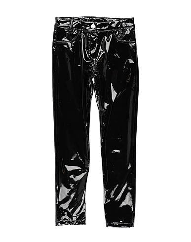 RELISH Casual pants Black 89% Polyester, 11% Elastic fibres