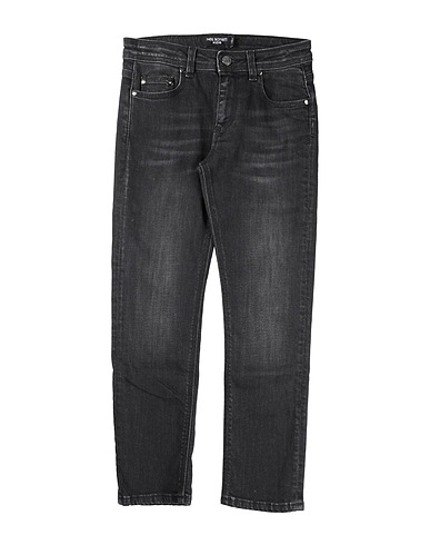 NEIL BARRETT Denim pants Black 99% Cotton, 1% Elastane