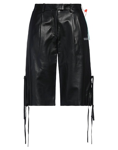 OFF-WHITE™ Hosen Schwarz 100% Lammleder