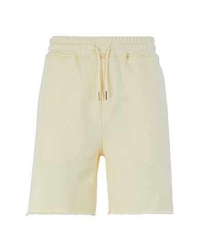 8 by YOOX Shorts & Bermuda ORGANIC COTTON PULL-ON SHORTS	 Pastel yellow 100% Organic cotton