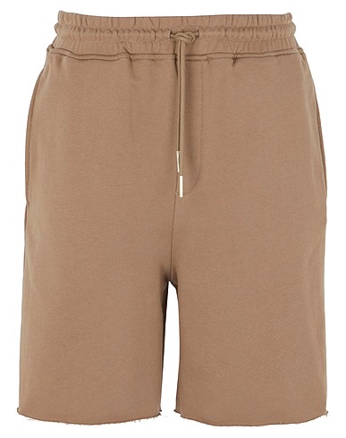 8 by YOOX Shorts & Bermuda ORGANIC COTTON PULL-ON SHORTS	 Taupe 100% Organic cotton