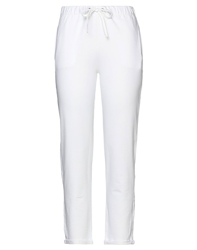 MAJESTIC FILATURES Casual trouser White 94% Viscose, 6% Elastane