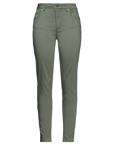LIU •JO Casual trouser Military green 67% Cotton, 29% Polyester, 4% Elastane