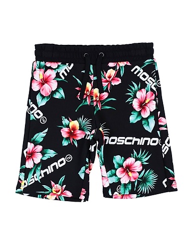 MOSCHINO KID Shorts & Bermuda Black 100% Cotton
