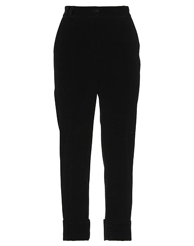 PIERANTONIO GASPARI Casual pants Black 94% Cotton, 6% Elastane
