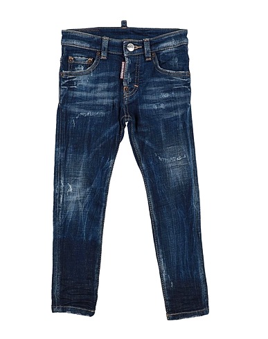 DSQUARED2 ジーンズ ブルー コットン 98% / ポリウレタン 2% / 牛革