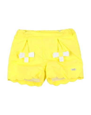 CHICCO Shorts & Bermuda Yellow 100% Cotton
