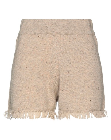 PINKO Shorts & Bermuda Beige 60% Wool, 20% Acrylic, 20% Polyester