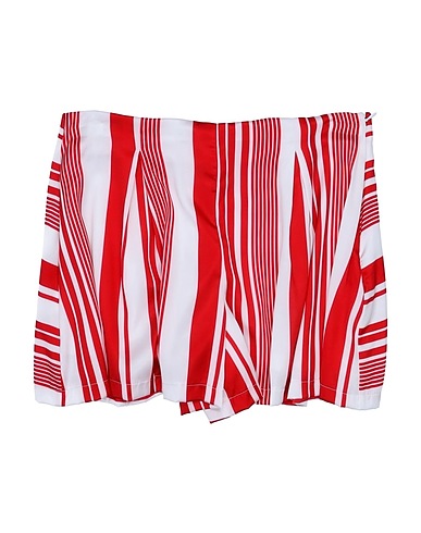 GAIALUNA Shorts & Bermuda Red 65% Nylon, 30% Polyester, 5% Elastane