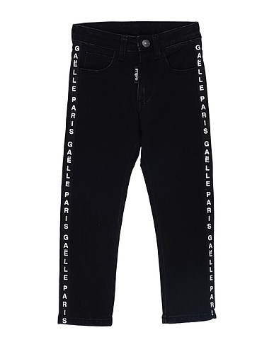 GAëLLE Paris Denim pants Black 100% Cotton