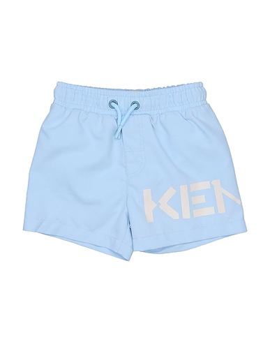 KENZO KIDS Shorts & Bermuda Sky blue 100% Polyester