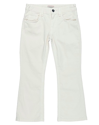 PINKO UP Casual trouser Ivory 97% Cotton, 3% Elastane