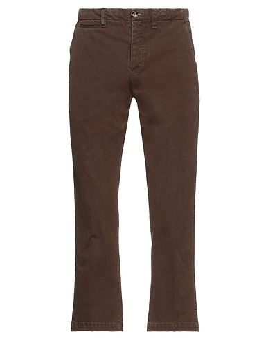 PT Torino Casual pants Dark brown 100% Cotton