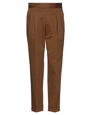 PT Torino Casual trouser Brown 75% Cotton, 25% Virgin Wool