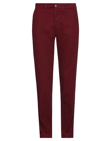 HARMONT & BLAINE Casual pants Burgundy 97% Cotton, 3% Elastane